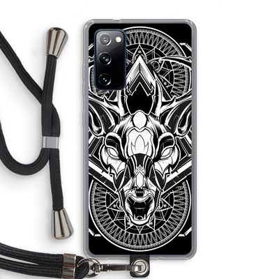 Oh Deer: Samsung Galaxy S20 FE / S20 FE 5G Transparant Hoesje met koord
