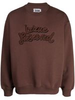 izzue Sweater met logopatch - Bruin - thumbnail