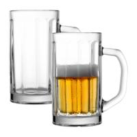 Uniglass Bierpullen Nicol - 2x stuks - 0,5 liter - glas - bierglas - halve liter