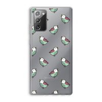 Vogeltjes: Samsung Galaxy Note 20 / Note 20 5G Transparant Hoesje
