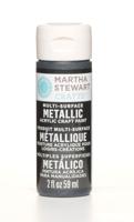 Martha Stewart • verf 59ml metallic black nickel