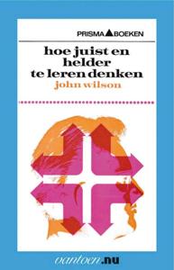 Hoe juist en helder te leren denken (Paperback)