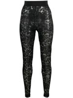 Dolce & Gabbana legging à taille à logo - Noir