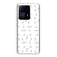 Hipster stripes: Xiaomi Mi Mix 4 Transparant Hoesje