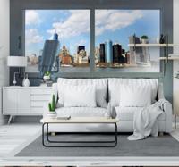 Fotobehang steden met gebouwen