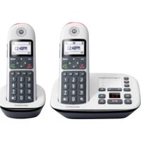 Motorola Big Keys Cordless Phone Zwart, Wit