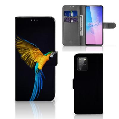Samsung S10 Lite | Telefoonhoesje | Met pasjeshouder | Papegaai