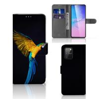 Samsung S10 Lite | Telefoonhoesje | Met pasjeshouder | Papegaai