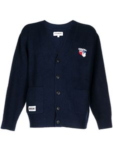 CHOCOOLATE cardigan à logo brodé - Bleu