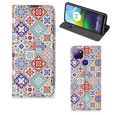 Motorola Moto G9 Power | Standcase | Tiles Color Motorola Moto G9 Power | Standcase | Tiles Color