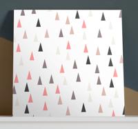 Scandinavische driehoek canvas schilderen