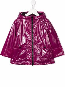 Herno Kids imperméable à fermeture zippée - Violet