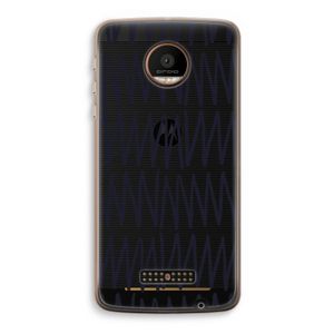 Marrakech Zigzag: Motorola Moto Z Force Transparant Hoesje