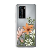 Floral bouquet: Huawei P40 Pro Transparant Hoesje