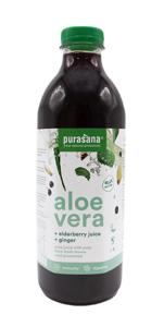 Purasana Aloe vera sap vlierbes/jus sureau vegan bio (1000 ml)