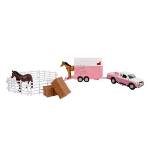 Kids Globe globe mitsubishi met paardentrailer