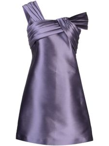 Alberta Ferretti robe courte drapée - Violet