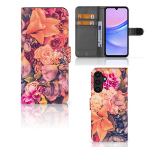 Samsung Galaxy A15 Hoesje Bosje Bloemen