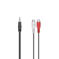 Hama audio-adapter 2x cinch-koppeling - 3,5-mm-jack-stekker stereo Hama audio-adapter 2x cinch-koppeling - 3,5-mm-jack-stekker stereo