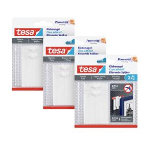 tesa 77776 Klevende spijkers Wit Inhoud: 6 stuk(s)
