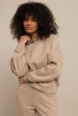 Pleuni melee studio sweater - latte - 13520