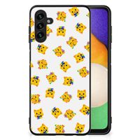 Back Case voor Samsung Galaxy A13 5G | A04s Katten Emojis - thumbnail