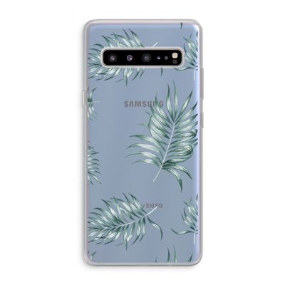 Simple leaves: Samsung Galaxy S10 5G Transparant Hoesje