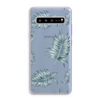 Simple leaves: Samsung Galaxy S10 5G Transparant Hoesje