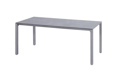 Victorio tuintafel 180 x 90 HPL blad seal grey