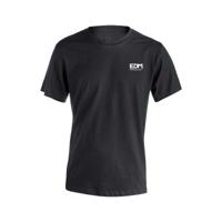 Heren-T-Shirt met Korte Mouwen EDM Zwart Maat S