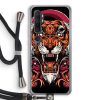 Tiger and Rattlesnakes: Xiaomi Mi Note 10 Transparant Hoesje met koord