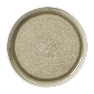 Dinerbord kaori - wit/bruin - ø27x3 cm
