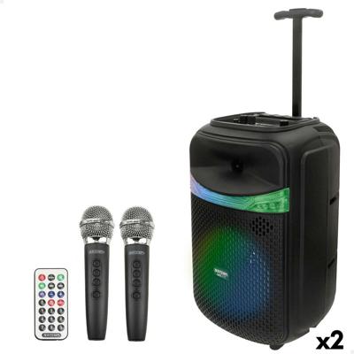 Luidspreker met Karaokemicrofoon Bontempi Plastic 27 x 40 x 25 cm (2 Stuks)