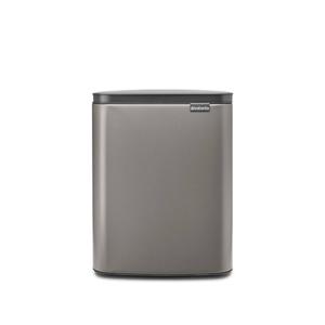 Brabantia Bo Waste Bin, 12L - Platinum