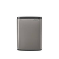 Brabantia Bo Waste Bin, 12L - Platinum