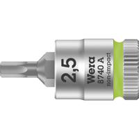 Wera 8740 A 05003331001 Inbus Dopsleutel-bitinzet 2.5 mm 1/4 (6.3 mm) - thumbnail