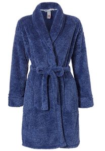 Korte badjas van fleece-xl