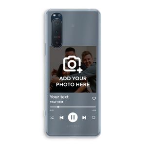 Music Player: Sony Xperia 5 II Transparant Hoesje