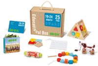 Tooky toy Educatieve Houten Speelgoed Box 19-24 maanden 25-delig - thumbnail