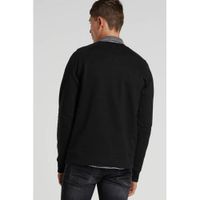 Nudie Jeans sweater van biologisch katoen zwart - thumbnail