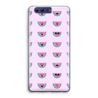 Smiley watermeloenprint: Honor 9 Transparant Hoesje