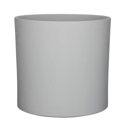 Mica Decorations Bloempot - grijs - mat - keramiek - 32 x 31 cm - plantenpot