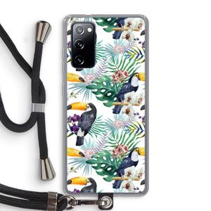 Tukans: Samsung Galaxy S20 FE / S20 FE 5G Transparant Hoesje met koord