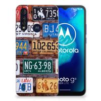 Motorola Moto G8 Power Lite | Siliconen hoesje | met foto Kentekenplaten