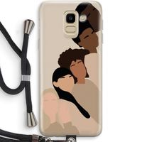 Sweet creatures: Samsung Galaxy J6 (2018) Transparant Hoesje met koord