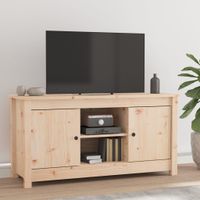 Tv-meubel 103x36,5x52 cm massief grenenhout