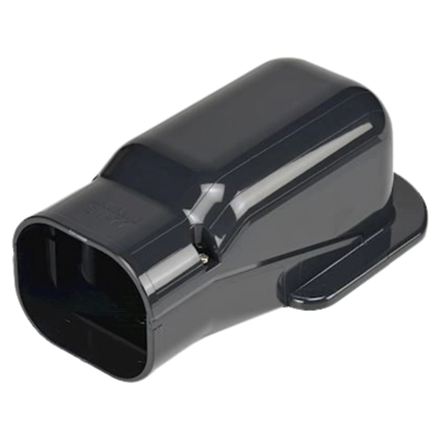 Airco Muur Afdekkap - Antraciet