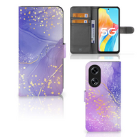 Hoesje voor OPPO Reno8 T 5G Watercolor Paars