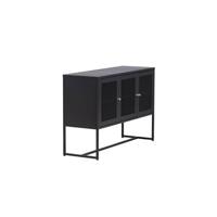 Fjôrd - Dressoir Zwart 120cm - Staal - Malla - thumbnail