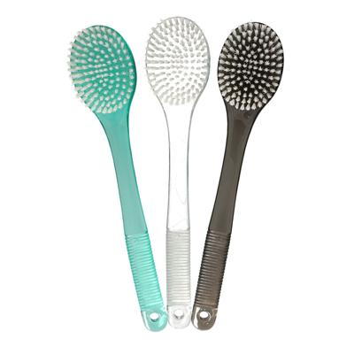 BATH & FUN badborstel frosted 3 kleuren assorti BATH & FUN badborstel frosted 3 kleuren assorti